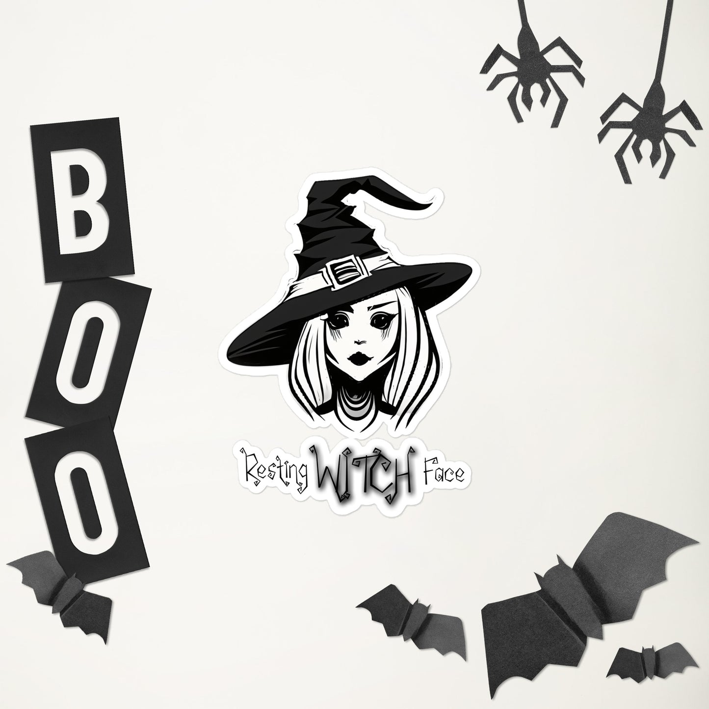 "Resting Witch Face" Funny Sticker