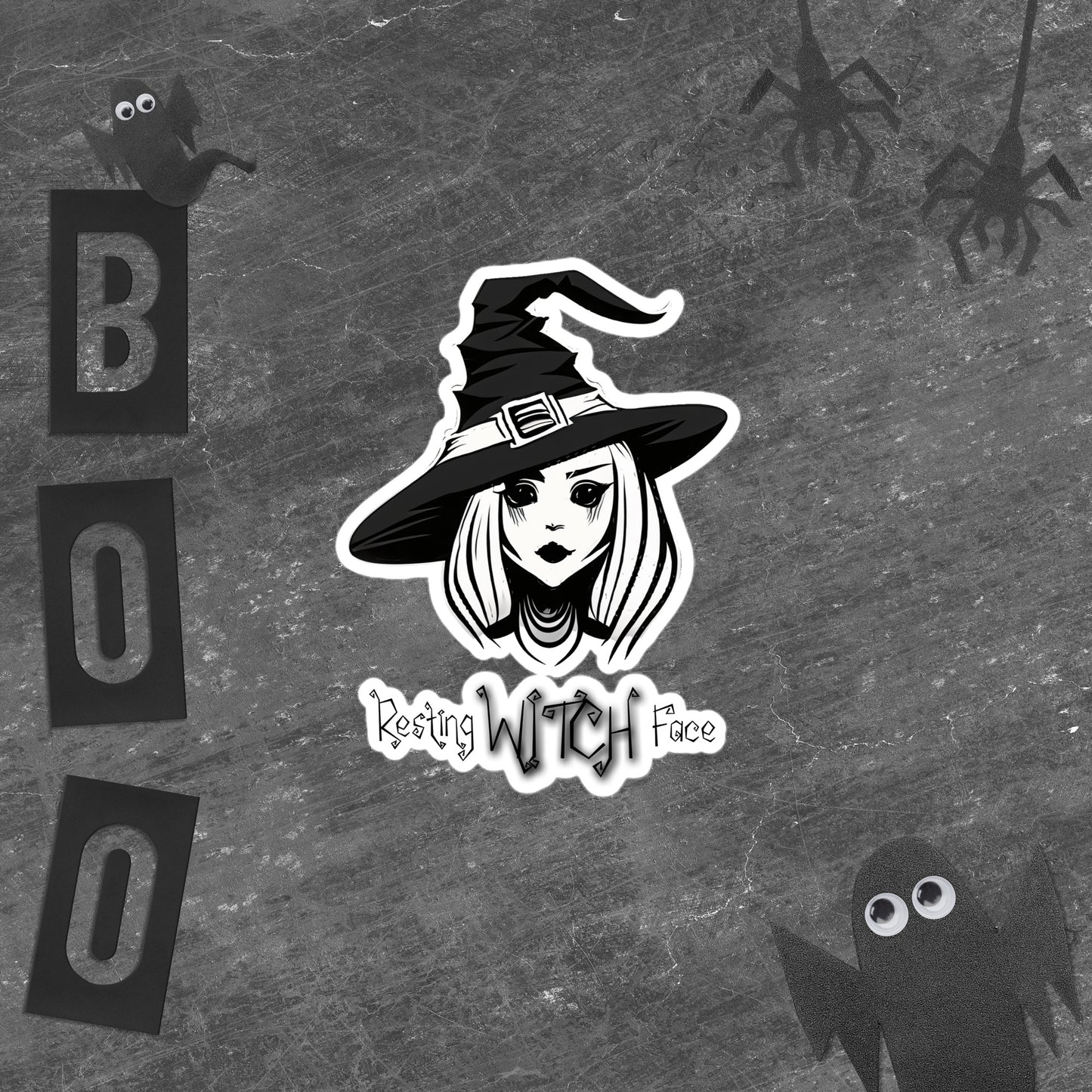 "Resting Witch Face" Funny Sticker
