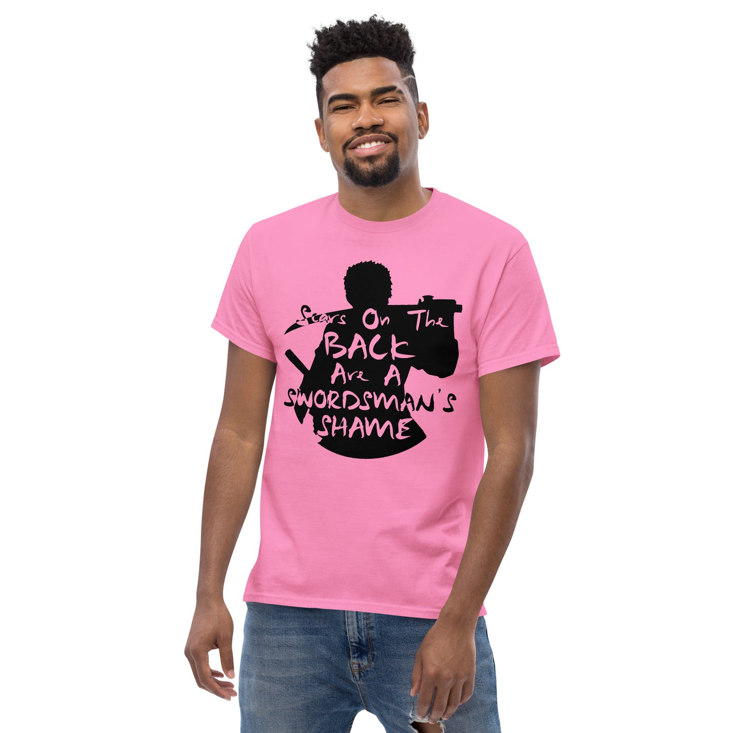"Scars On The Back Are A Swordsman's Shame" Zoro Inspired Quote T-Shirt One Piece
