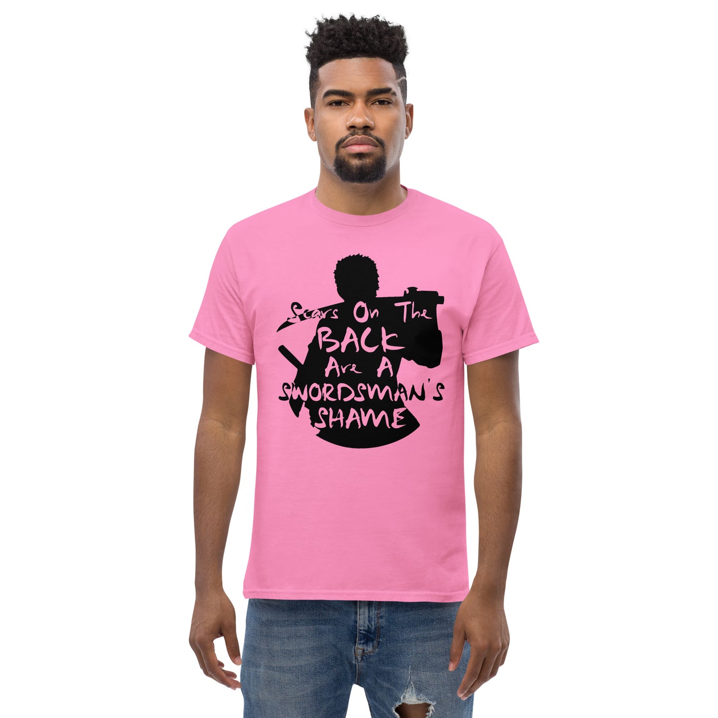 "Scars On The Back Are A Swordsman's Shame" Zoro Inspired Quote T-Shirt One Piece
