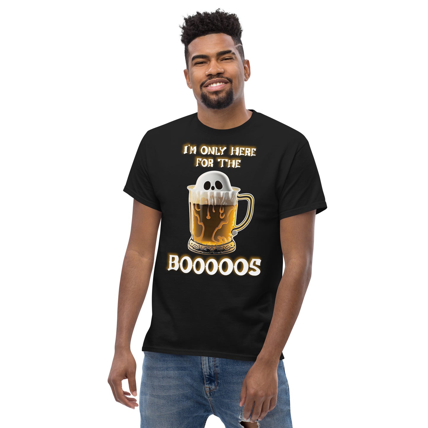 "I'm Only Here For The Booooos" Funny Halloween T-Shirt