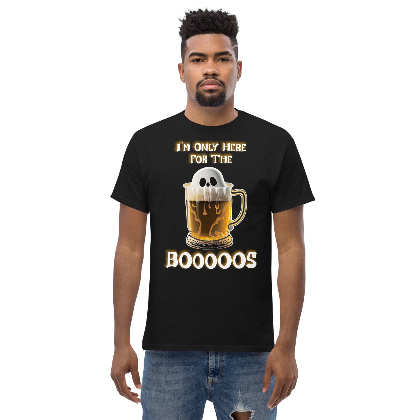 "I'm Only Here For The Booooos" Funny Halloween T-Shirt