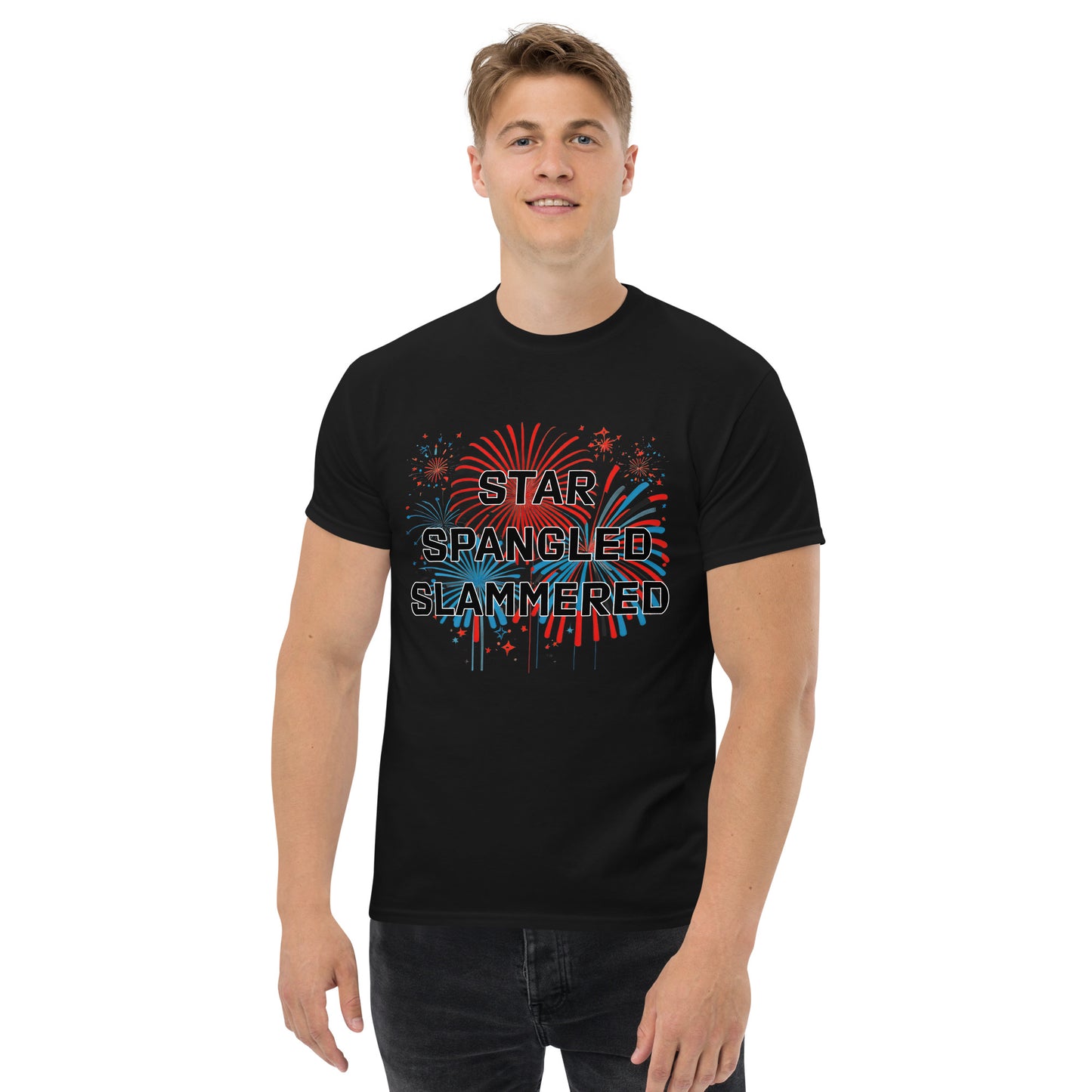 "Star Spangled Slammered" Funny 4th of July T-Shirt