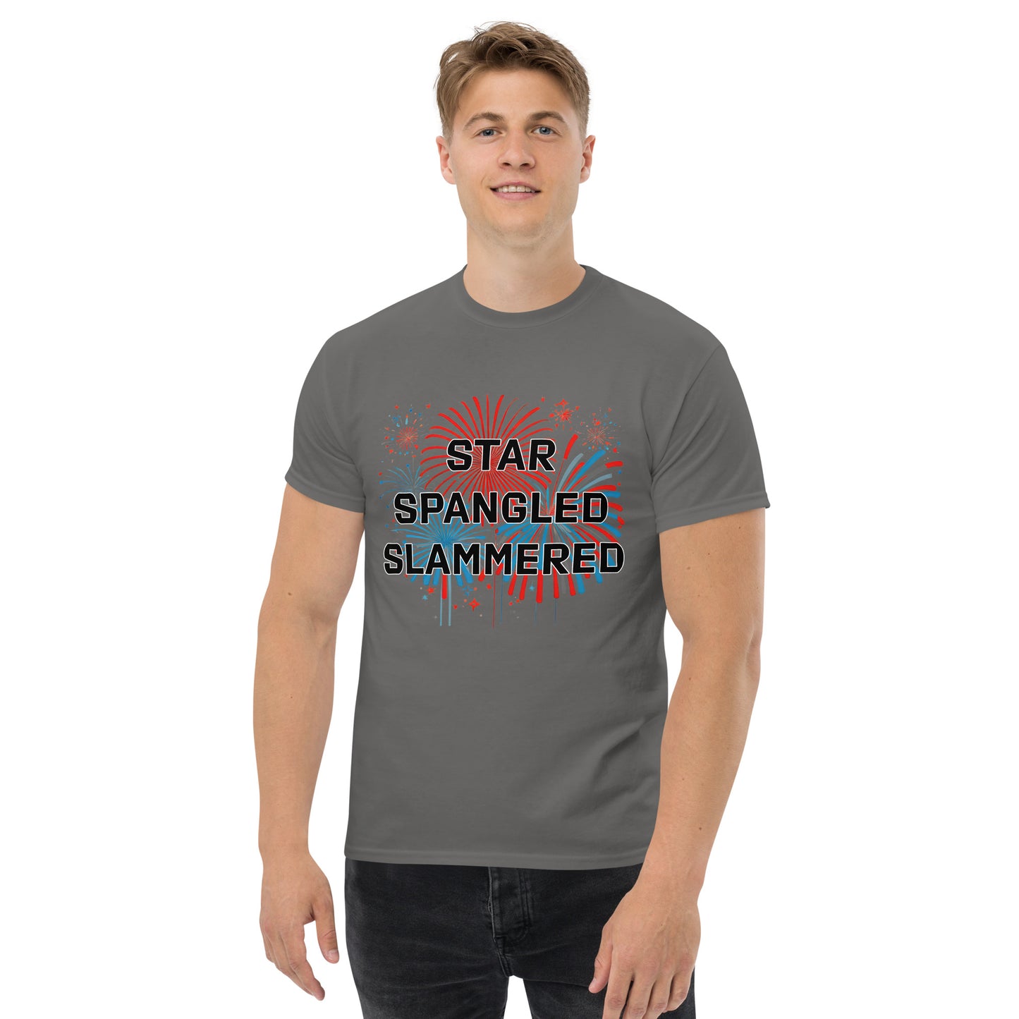 "Star Spangled Slammered" Funny 4th of July T-Shirt