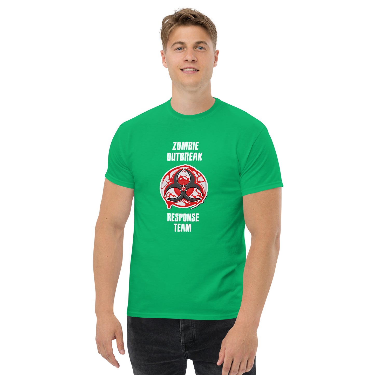 "Zombie Outbreak Response Team" Funny Halloween T-Shirt