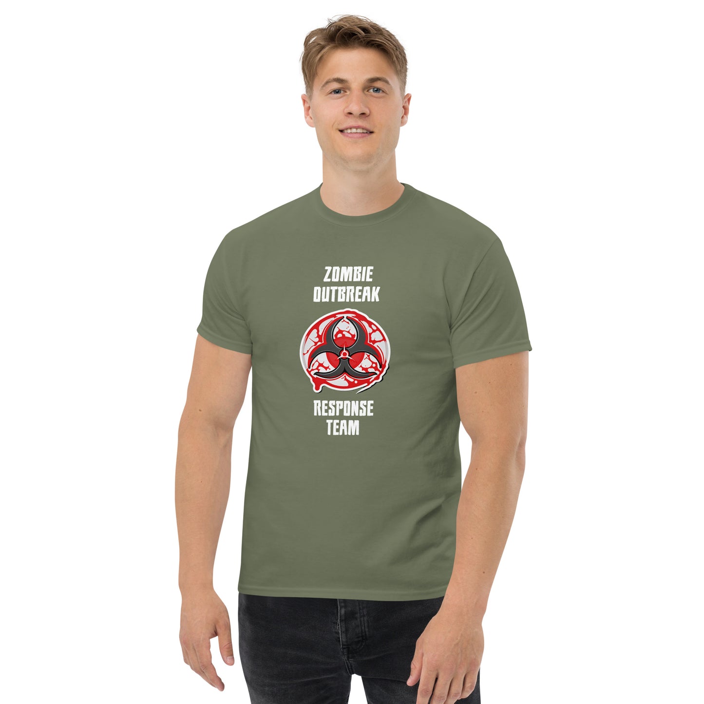 "Zombie Outbreak Response Team" Funny Halloween T-Shirt