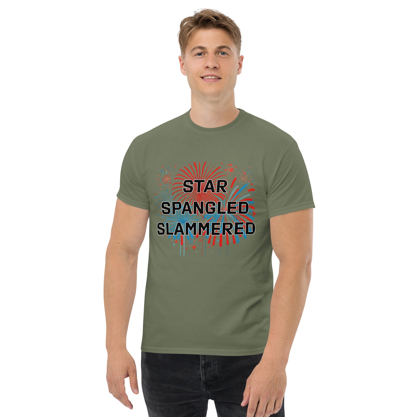 "Star Spangled Slammered" Funny 4th of July T-Shirt