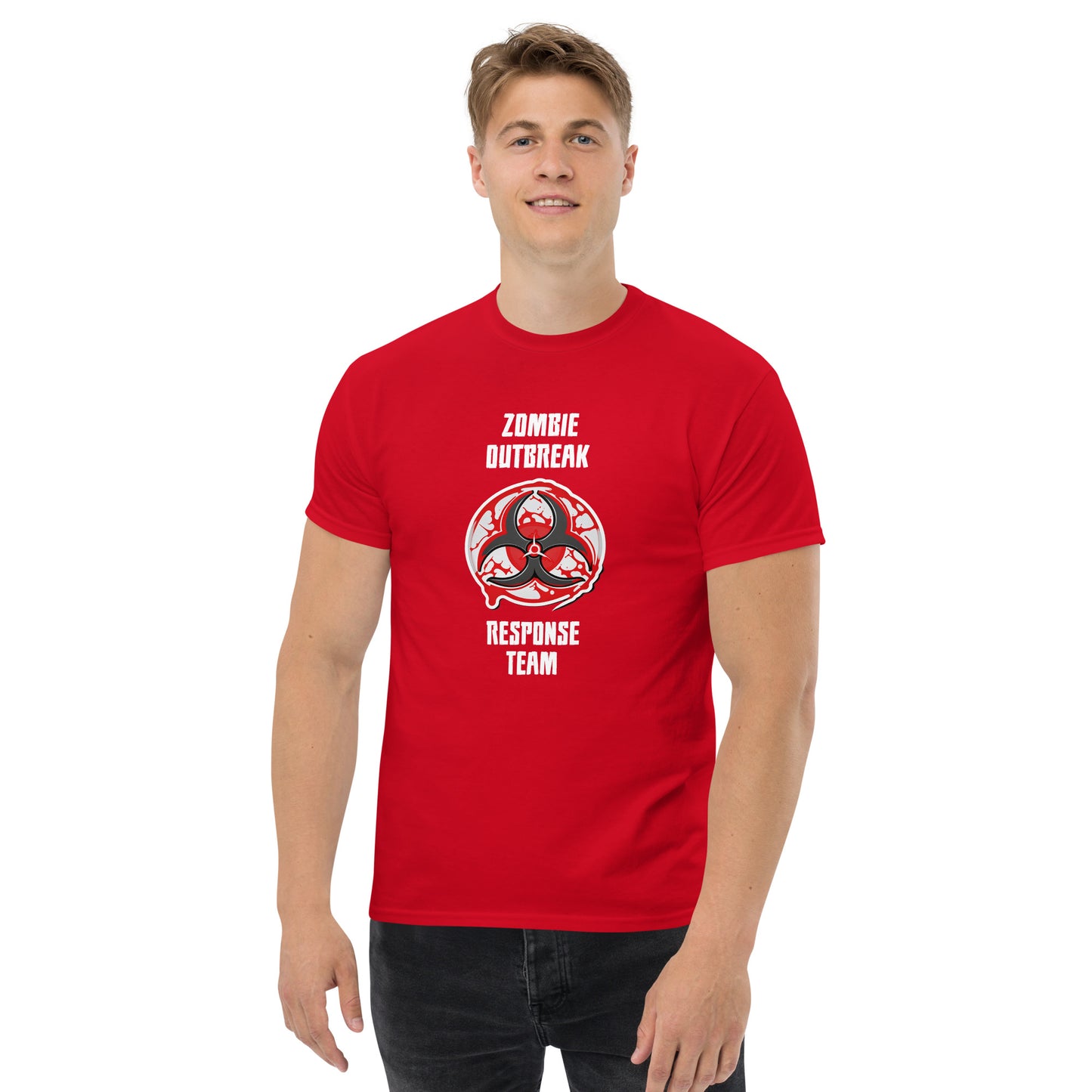 "Zombie Outbreak Response Team" Funny Halloween T-Shirt