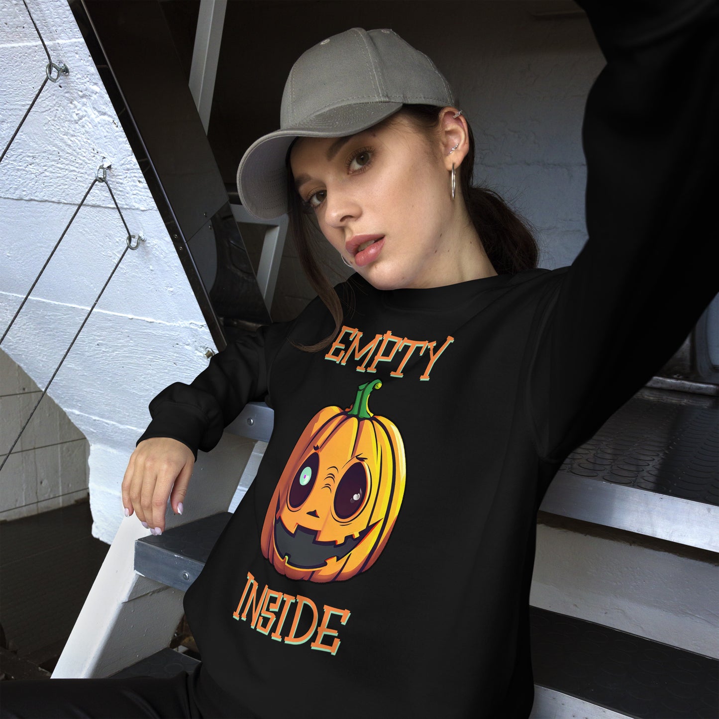 "Empty Inside" Funny Halloween Sweatshirt