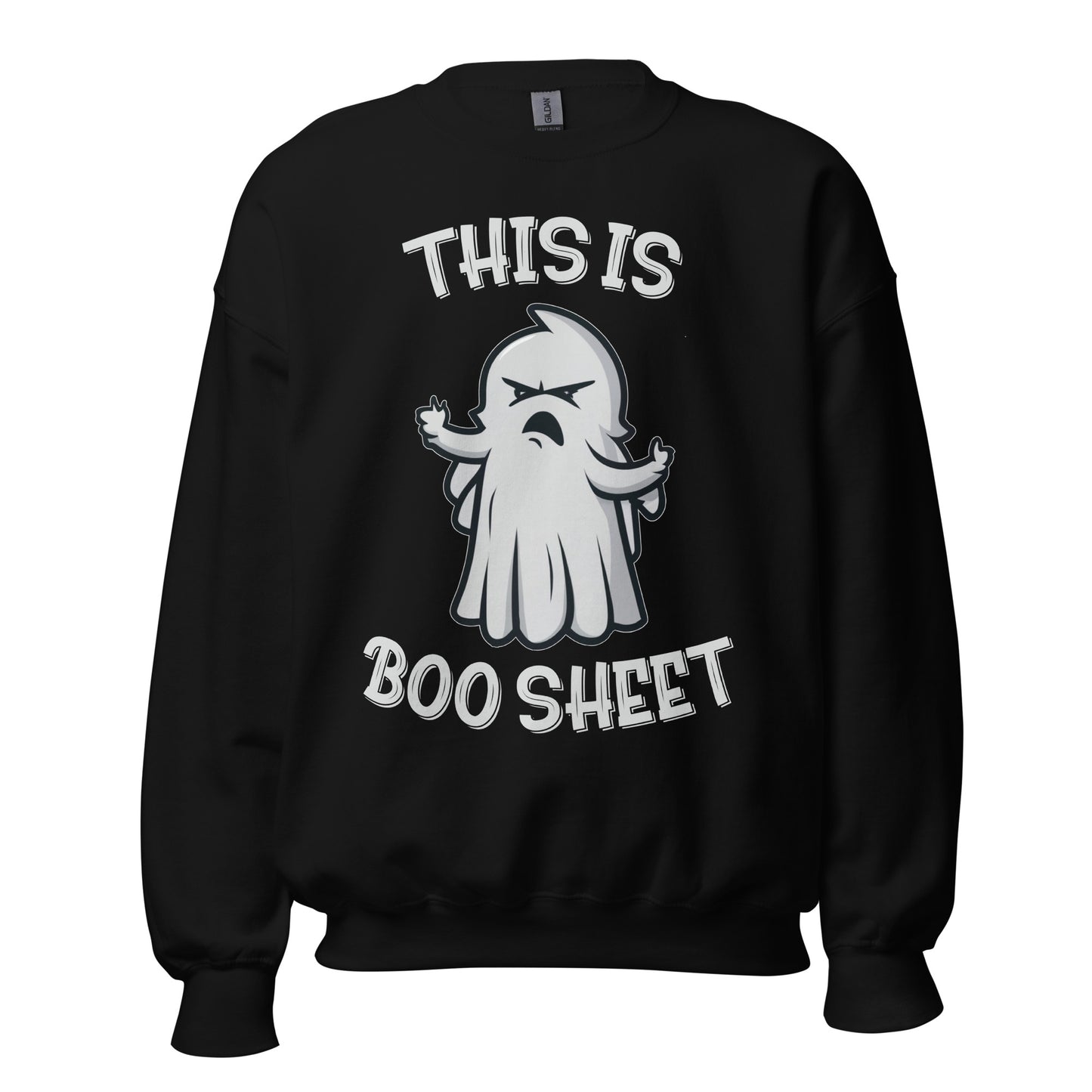 "This Is Boo Sheet" Funny Halloween Unisex Sweatshirt