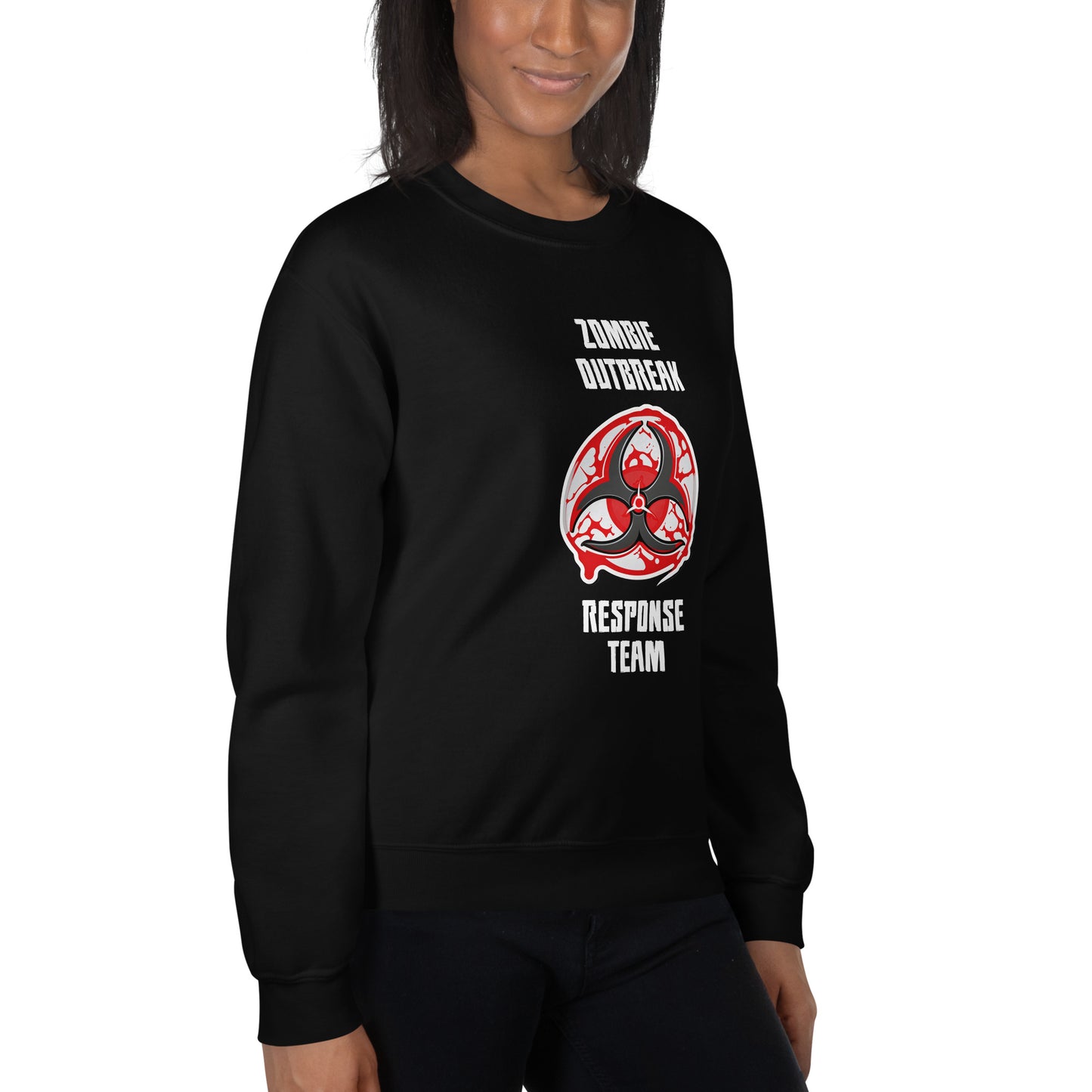 "Zombie Outbreak Response Team" Halloween Sweatshirt