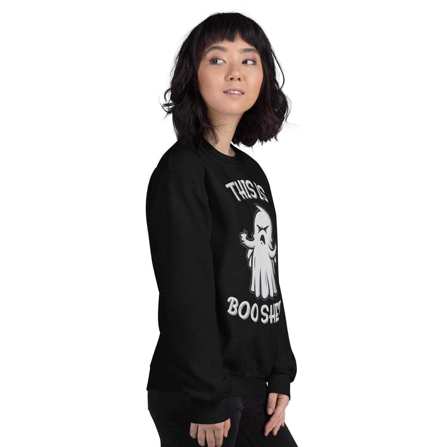 "This Is Boo Sheet" Funny Halloween Unisex Sweatshirt