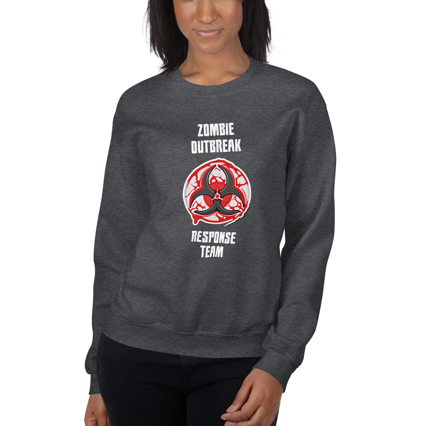 "Zombie Outbreak Response Team" Halloween Sweatshirt