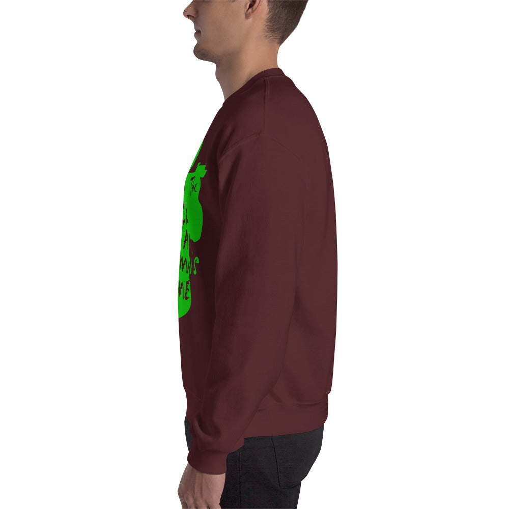"Scars On The Back Are A Swordsman's Shame" Zoro Inspired Quote Sweatshirt One Piece (Dark Fabric)