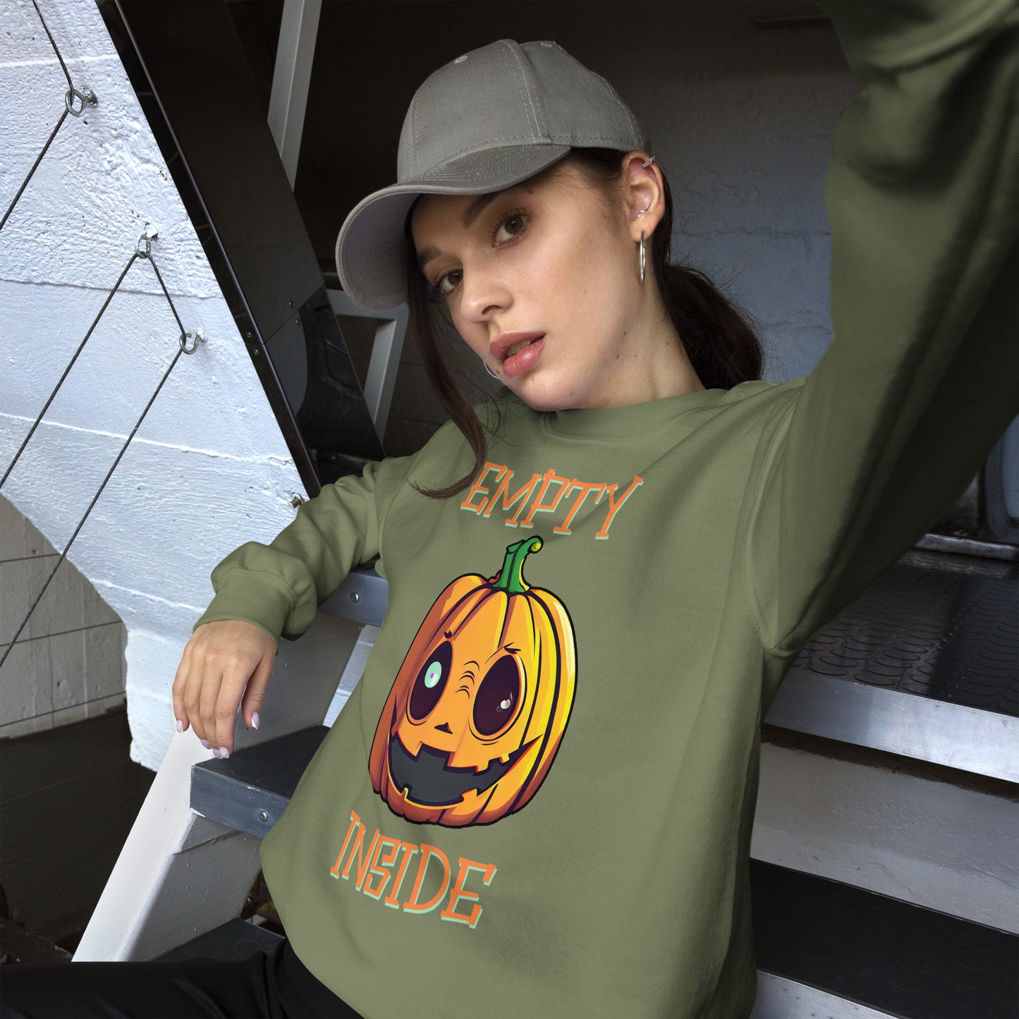 "Empty Inside" Funny Halloween Sweatshirt