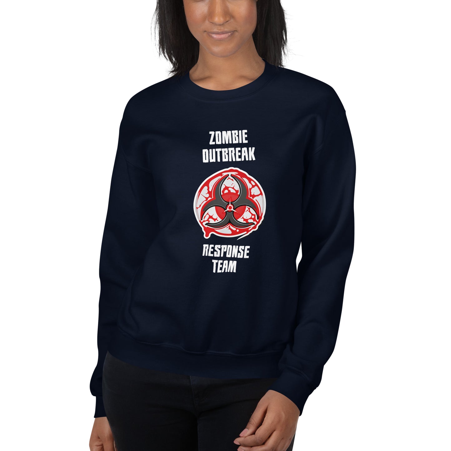 "Zombie Outbreak Response Team" Halloween Sweatshirt