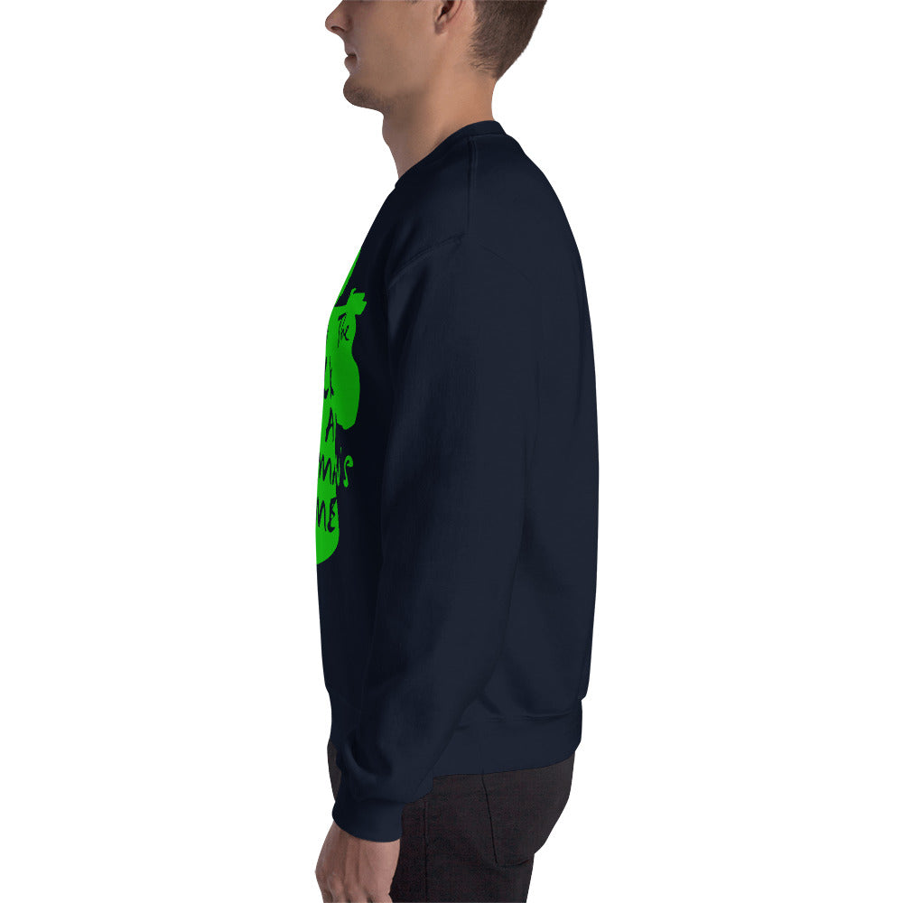 "Scars On The Back Are A Swordsman's Shame" Zoro Inspired Quote Sweatshirt One Piece (Dark Fabric)