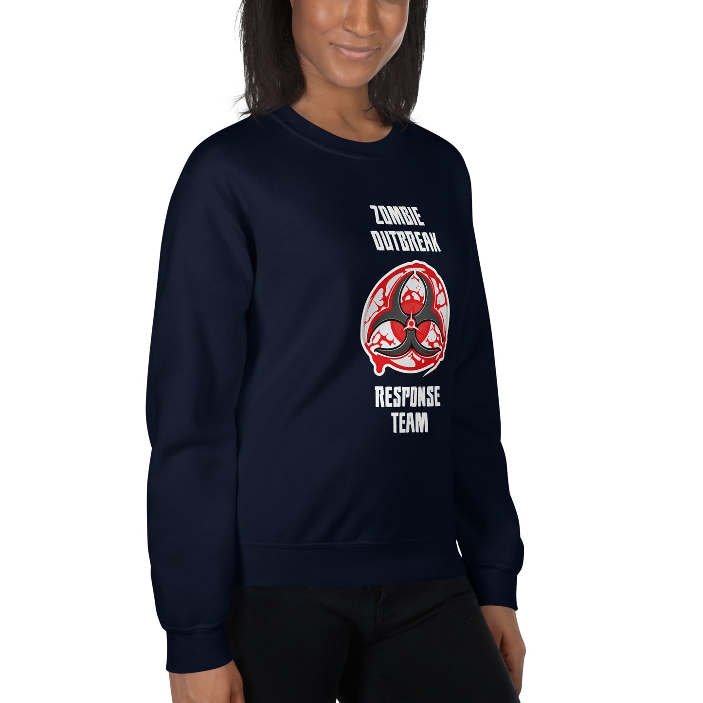 "Zombie Outbreak Response Team" Halloween Sweatshirt