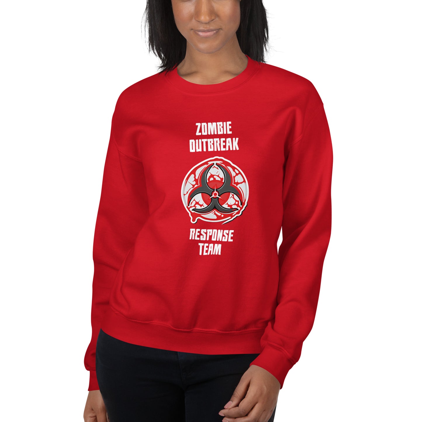 "Zombie Outbreak Response Team" Halloween Sweatshirt