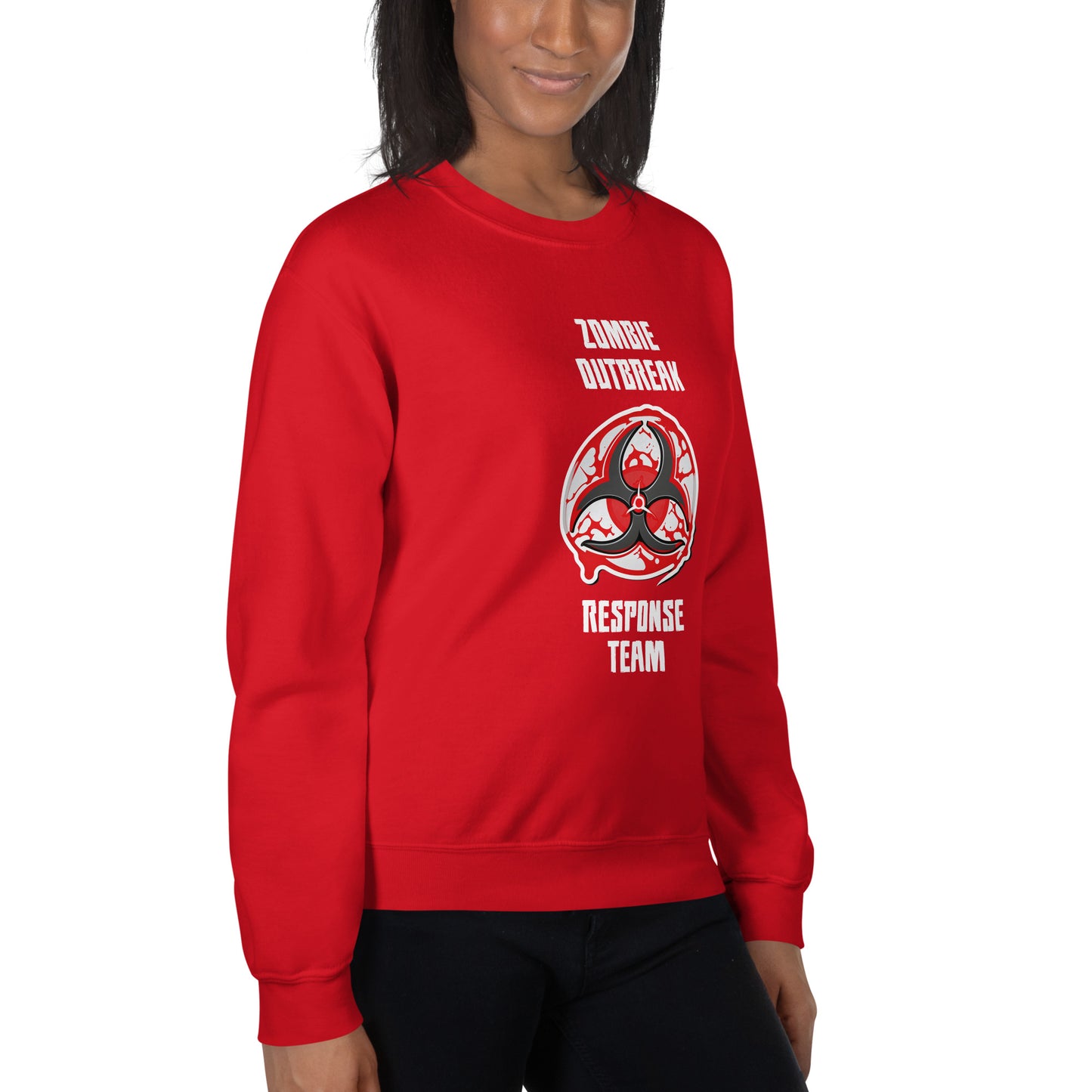 "Zombie Outbreak Response Team" Halloween Sweatshirt