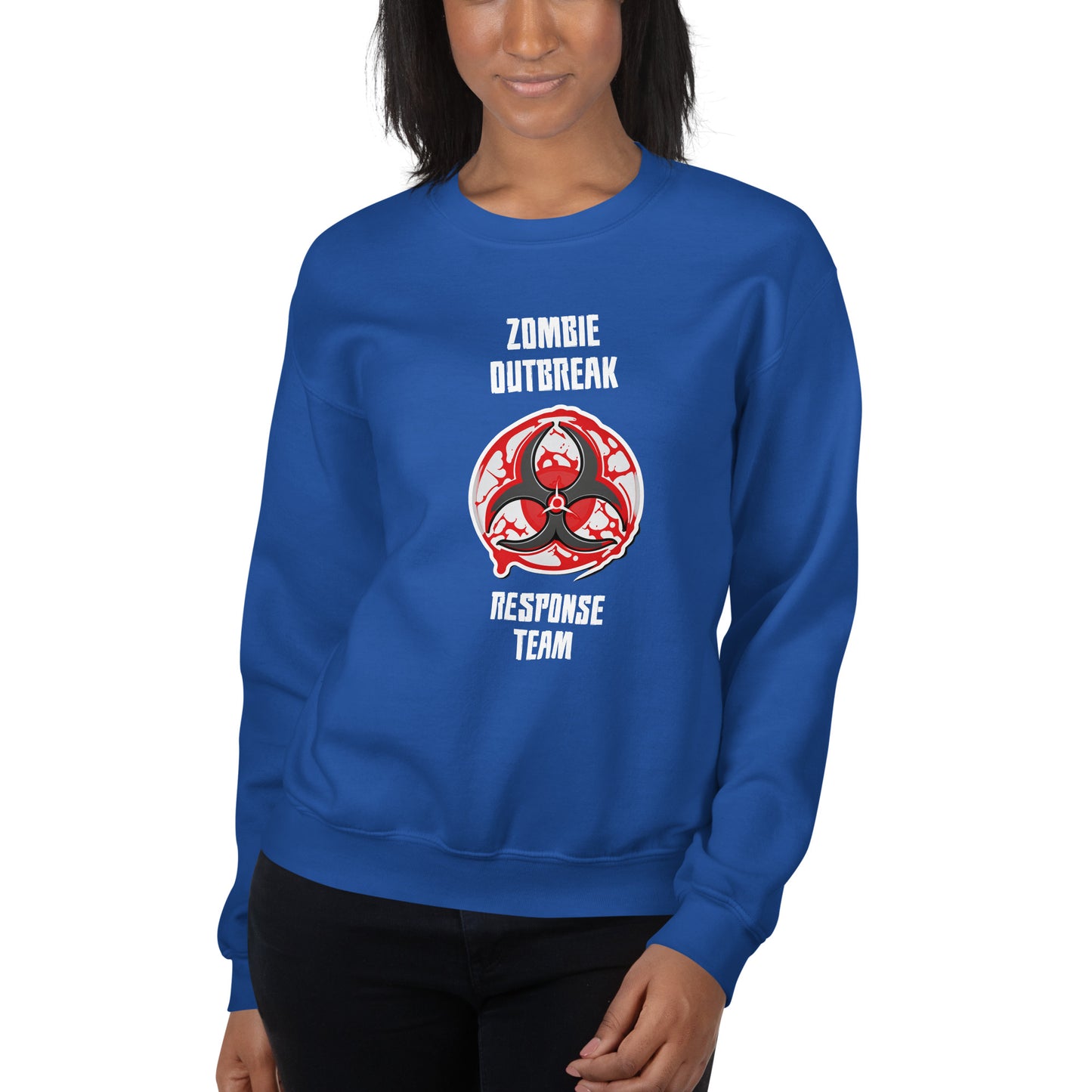 "Zombie Outbreak Response Team" Halloween Sweatshirt