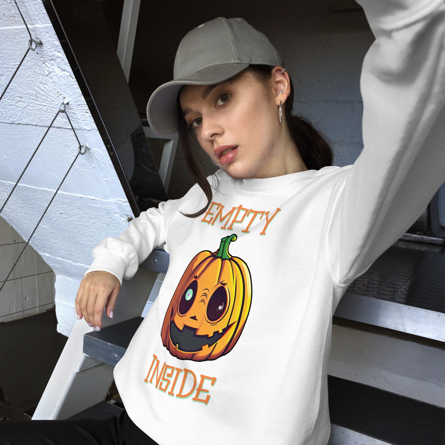 "Empty Inside" Funny Halloween Sweatshirt