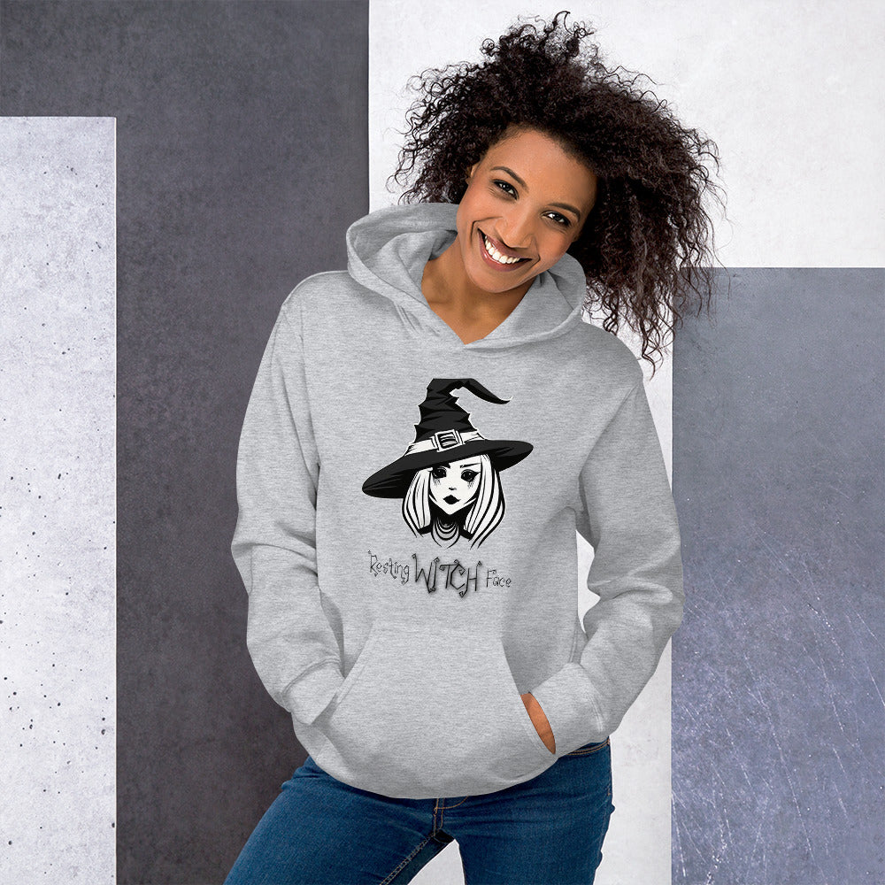"Resting Witch Face" Funny Halloween Hoodie