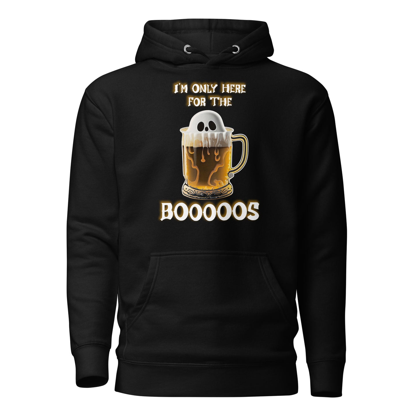 "I'm Only Here For The Booooos" Funny Halloween Hoodie