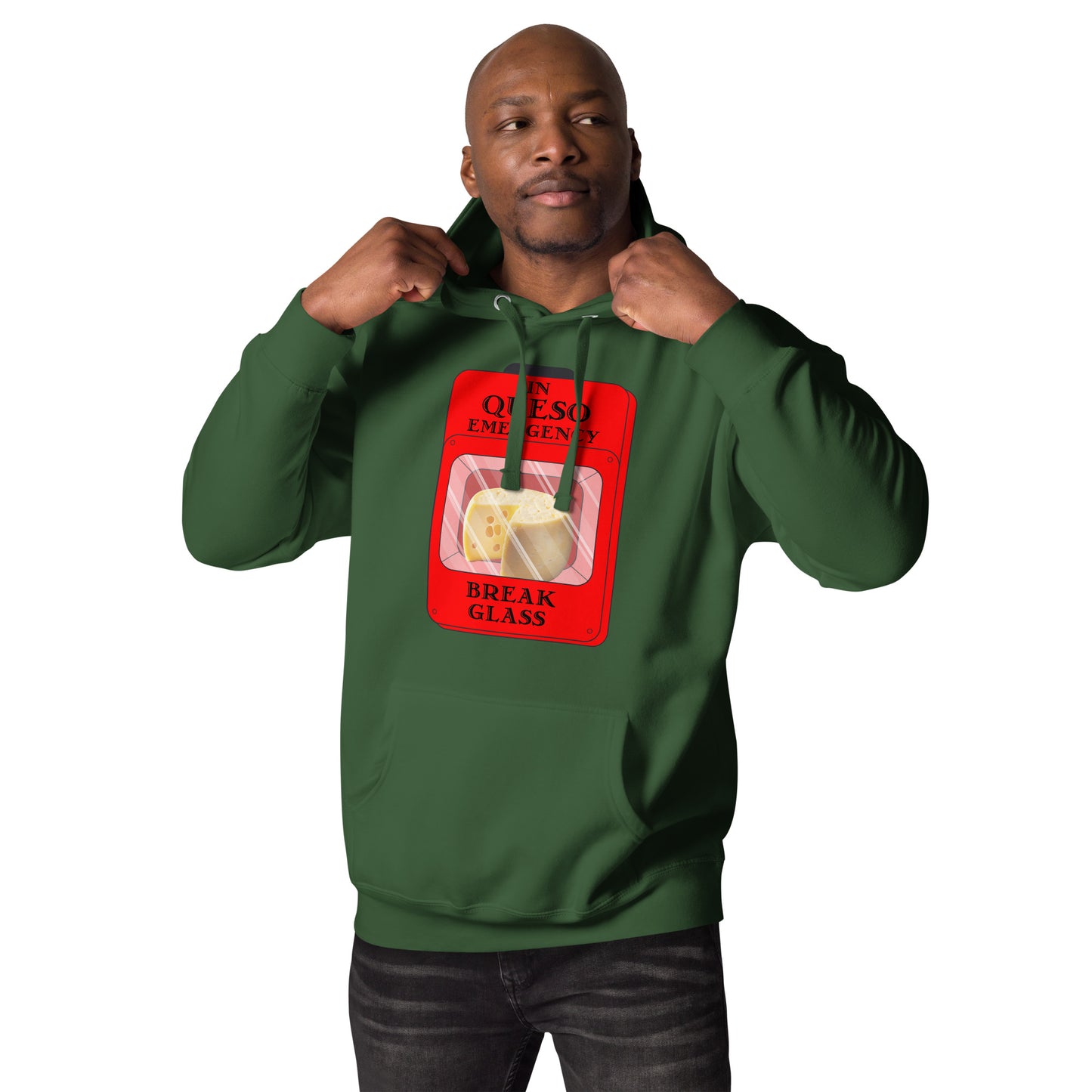 "In Queso Emergency Break Glass" Hoodie
