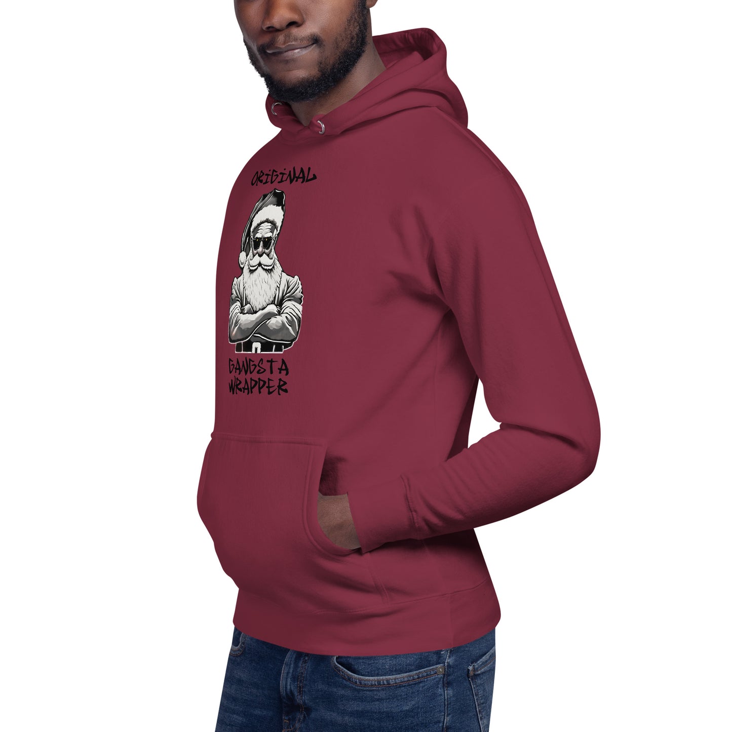 "Original Gangsta Wrapper" Funny Christmas Hoodie