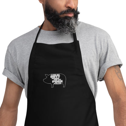 "I Like My Butt Rubbed And My Pork Pulled" Funny Apron