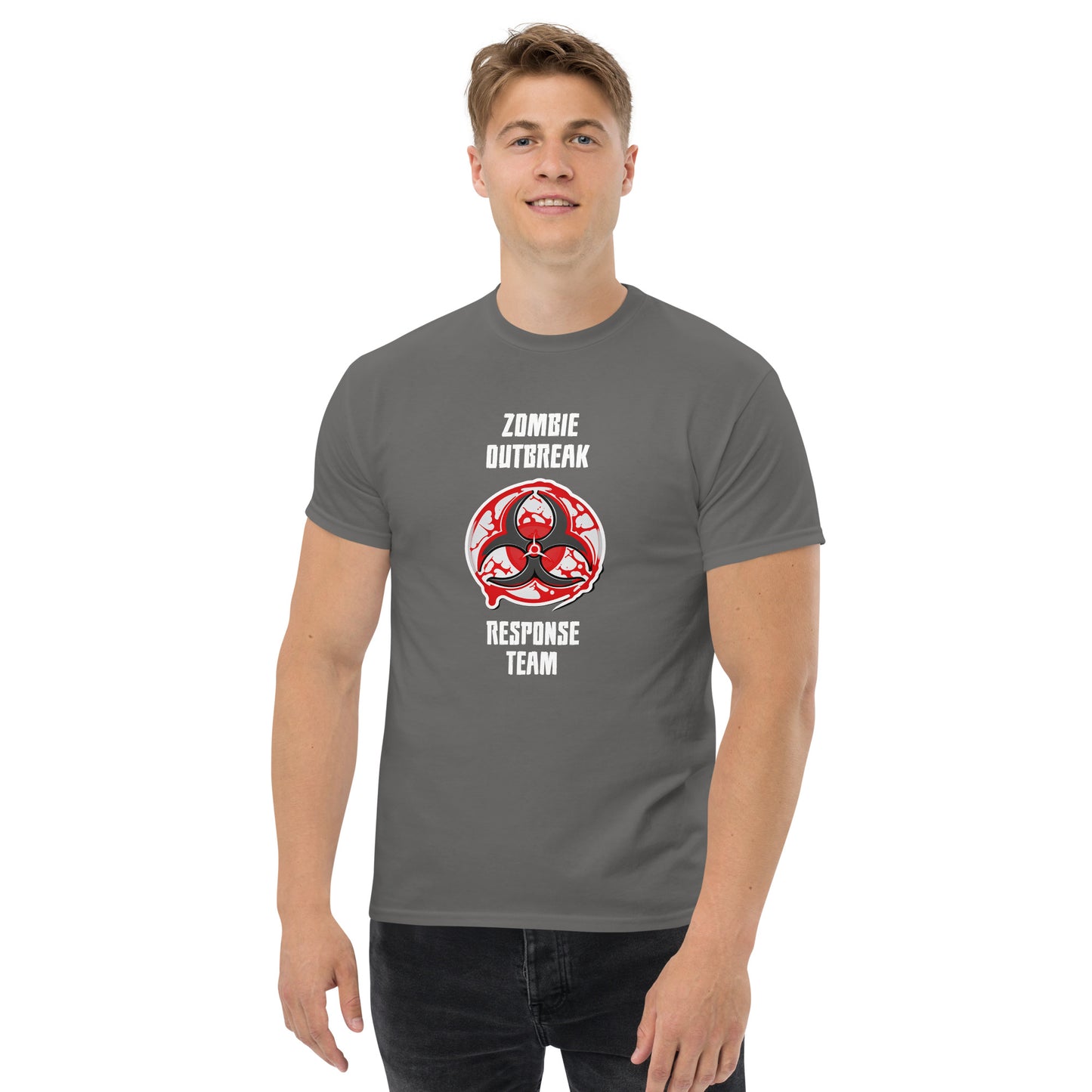 "Zombie Outbreak Response Team" Funny Halloween T-Shirt