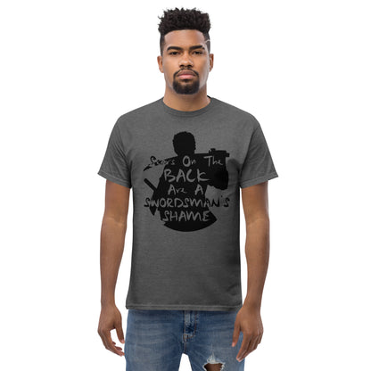 "Scars On The Back Are A Swordsman's Shame" Zoro Inspired Quote T-Shirt One Piece