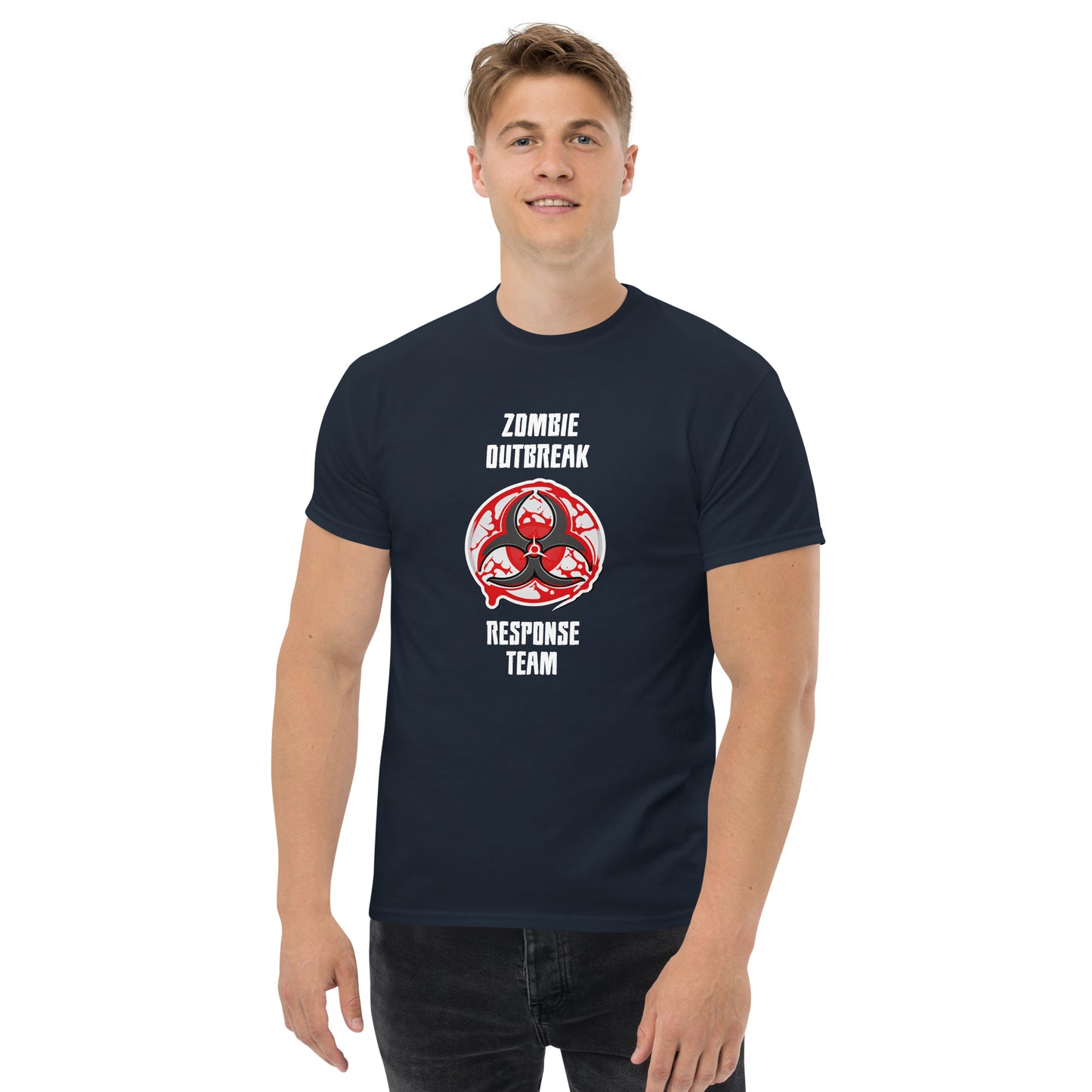 "Zombie Outbreak Response Team" Funny Halloween T-Shirt