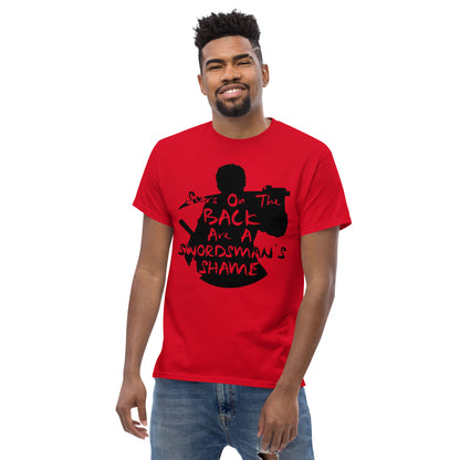 "Scars On The Back Are A Swordsman's Shame" Zoro Inspired Quote T-Shirt One Piece