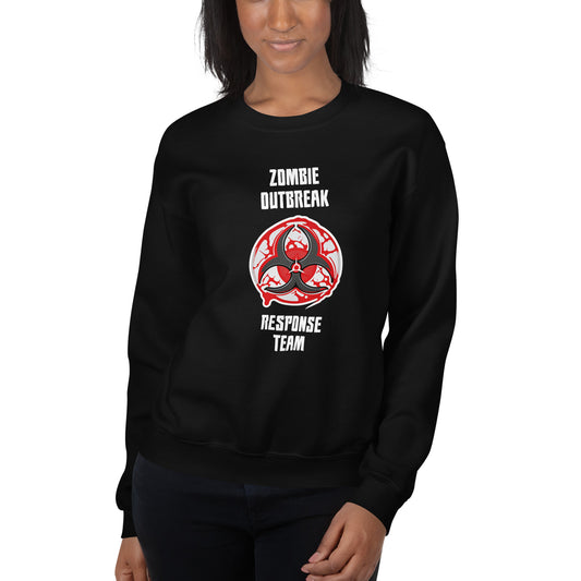 "Zombie Outbreak Response Team" Halloween Sweatshirt