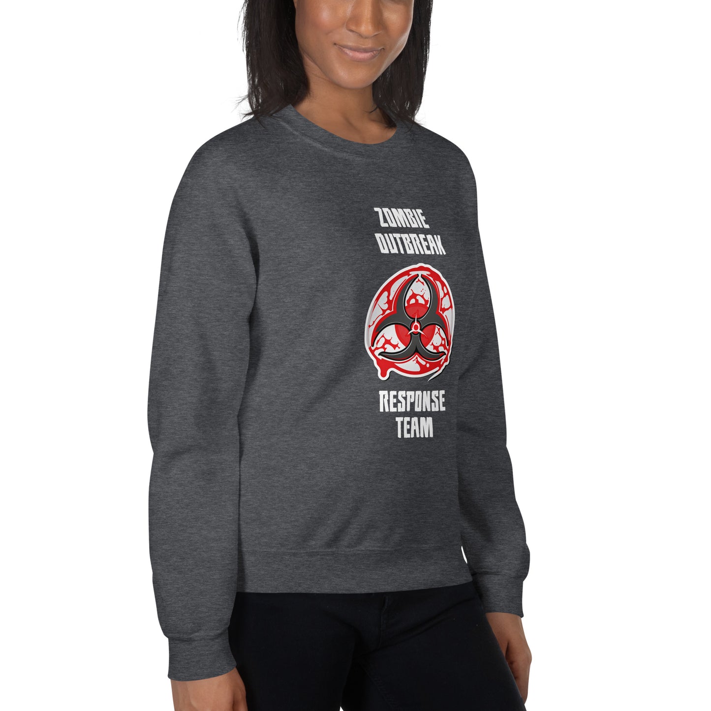 "Zombie Outbreak Response Team" Halloween Sweatshirt
