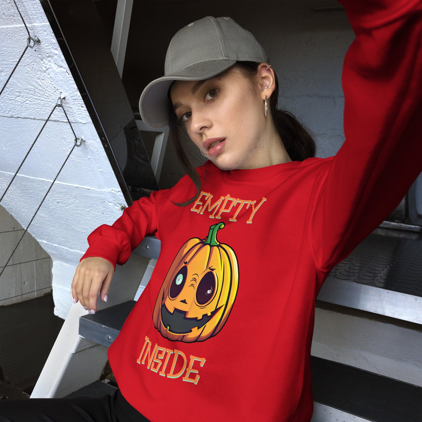 "Empty Inside" Funny Halloween Sweatshirt