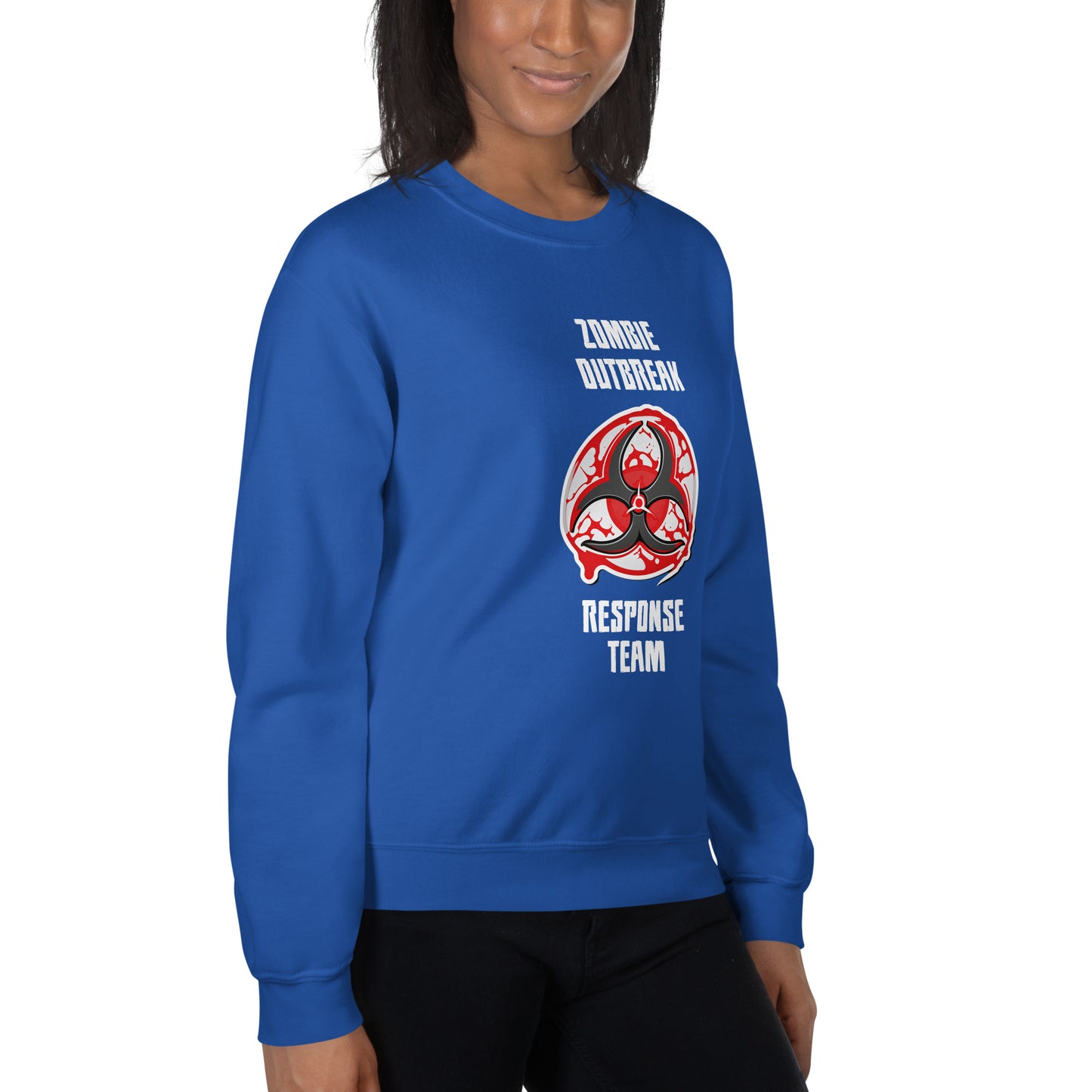 "Zombie Outbreak Response Team" Halloween Sweatshirt
