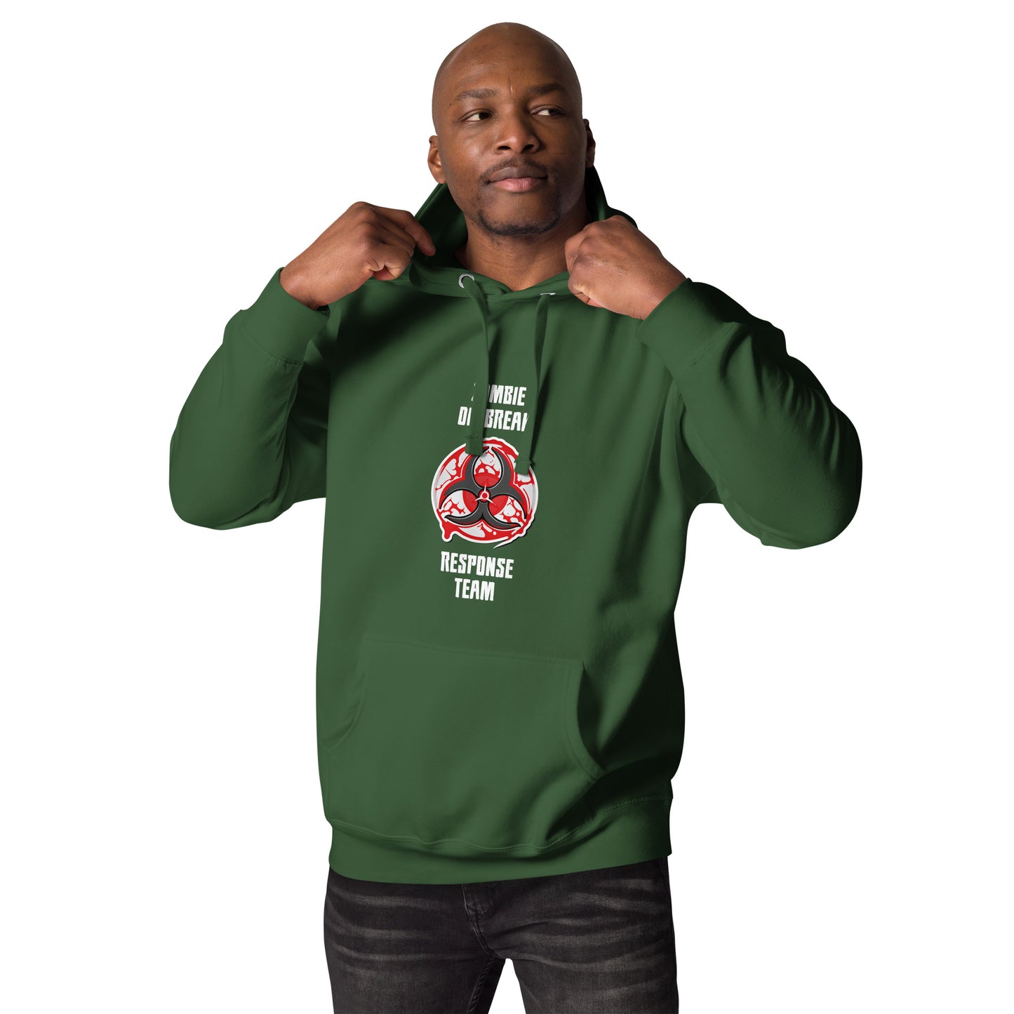"Zombie Outbreak Response Team" Halloween Hoodie